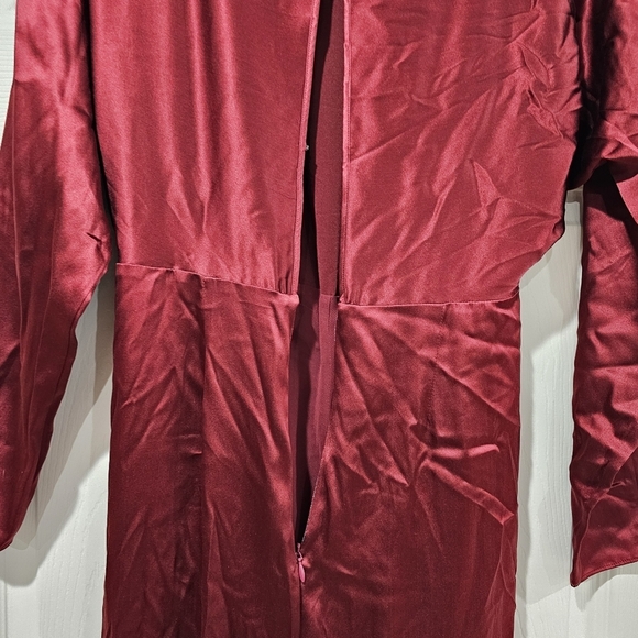 Veronica Beard Sabri Ruched Silk Midi Dress - Picture 5 of 9